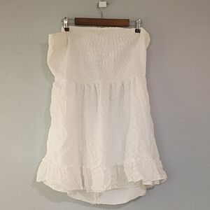 Simple Elegant White Mini Dress